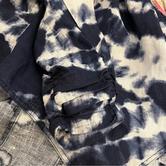 INC International Concept Tie Dye Linen Top , Sz M - Picture 9 of 10